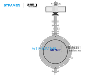 高溫超高溫水冷蝶閥(最高耐溫1300℃)