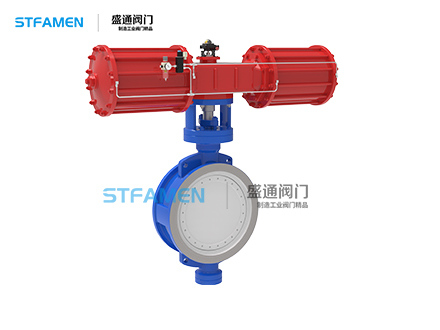 對(duì)夾式氣動(dòng)金屬硬密封快切閥