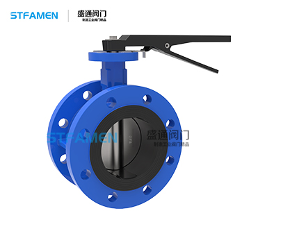 手柄法蘭式軟密封蝶閥