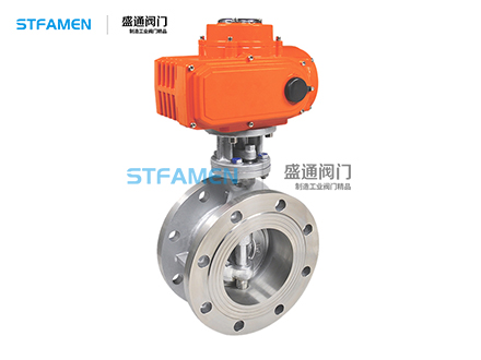 電動不銹鋼法蘭蝶閥