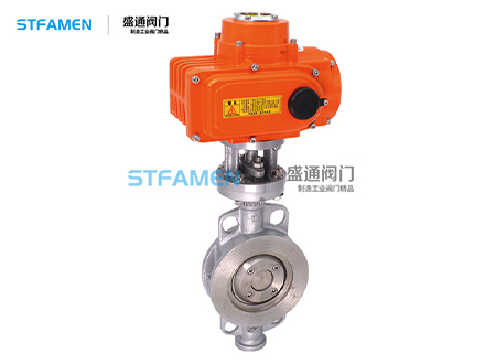 電動不銹鋼對夾蝶閥